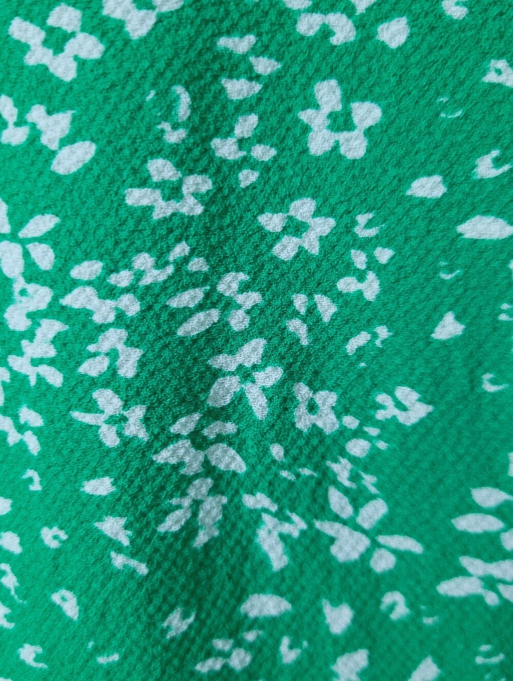 NWT DKNY Green & White Floral Ruched Midi Shirtdress - Picture 8 of 10